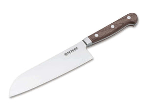 Boker Heritage 7" Santoku Kitchen Knife Walnut Wood SKU  130905