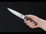 Boker Saga All-Purpose Utility Knife Satin Blade, Black G10 Handle SKU 131265