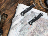 Boker Plus Atlas Backlock Knife Gray Steel SKU 01BO865