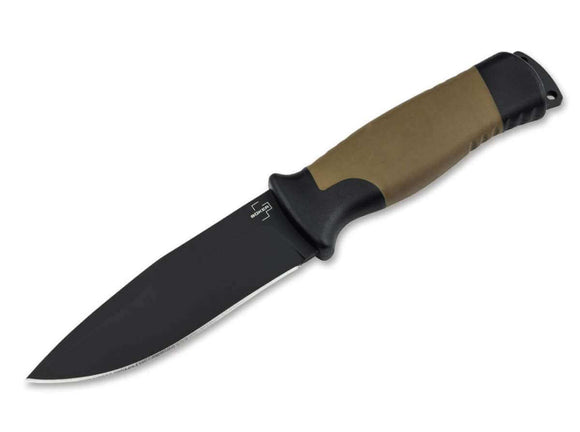 Boker Plus Desert Man Fixed Blade Knife Black PP+Glass Fiber SKU 02BO083