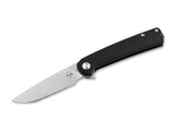 Boker Plus Fire Ant Double Detent Knife Drop Point 4116 Steel Blade/Black Polypropylene Handle SKU 01BP0026