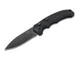 Böker Plus Intention II Automatic Knife D2 Stainless-Steel Dagger Blade/Black G10 Handle SKU 01BO796