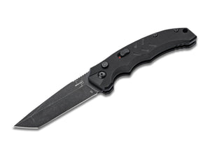 Boker Plus Intention II Automatic Knife Black D2 Stainless-Steel Blade/Black G-10 Handle SKU 01BO797