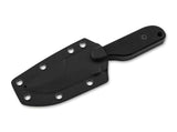 Boker Plus Kagat Fixed Blade Knife w/Sheath Black 1095 Stainless-Steel Blade/Black G10 Handle SKU 02BP0001