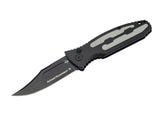 Böker Plus Kalashnikov 74 Automatic Knife Black D2 SS Blade/Black Aluminum Handle SKU 01KALS136