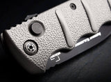 Boker Plus Automatic Kalashnikov Knife Black Serr. D2 SS Blade/Gray Alum. Handle SKU 01KALS94