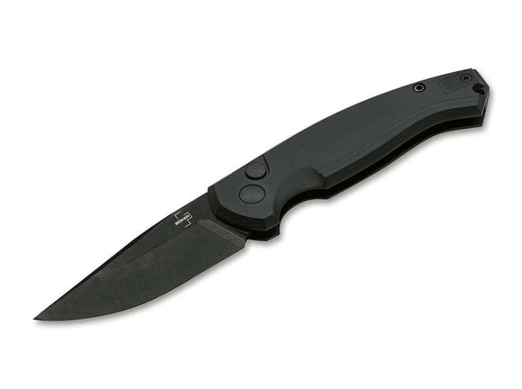 Boker Plus Vox Karakurt Automatic Knife Black Aluminum SKU 01BO365