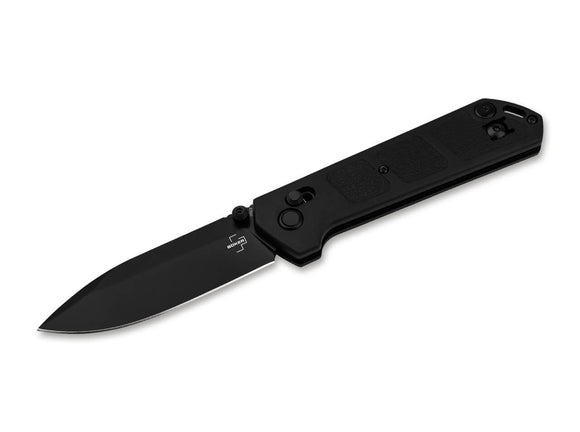 Boker Plus Kihon DC Crossbar Lock Knife Black D2 Stainless-Steel Blade/Black Nylon Handle SKU 01BO905