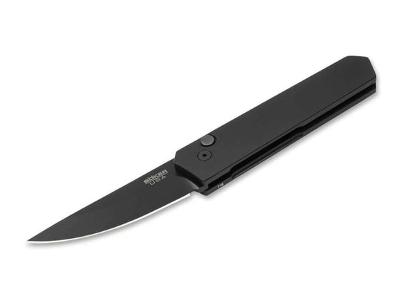 Boker Burnley Kwaiken Compact Automatic Knife Black SKU 01BO255