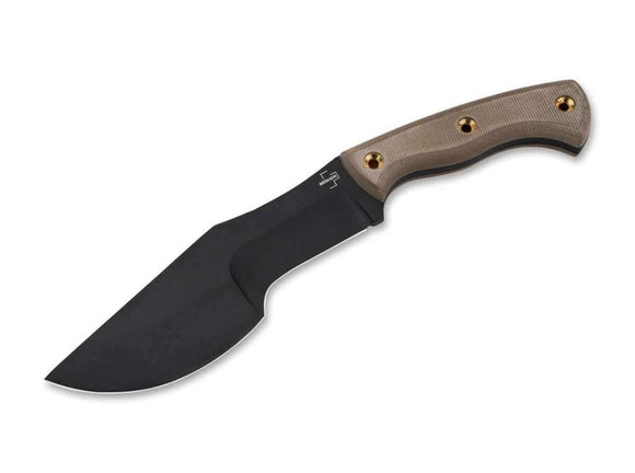Boker Plus Tracker Fixed Blade Knife Micarta Handles SKU 02BO073