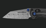 Benchmade Full Immunity Gold Class AXIS Folding Knife Damasteel/Carbon Fiber SKU 290-241