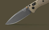 Benchmade Bugout Axis Lock Knife Gray CPM S30V Blade/Ranger Green Handle SKU 535GRY-1