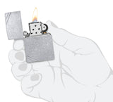 Zippo Street Chrome™ Vintage with Slashes Windproof Lighter