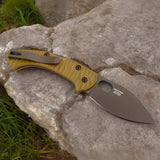Stainless Steel Lockback Pocket Knife FRN Handle Fox Italy