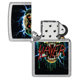 Zippo Slayer Snake Design Street Chrome Windproof Lighter