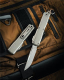 Microtech Ultratech Gen III ZBP OTF Knife Apocalyptic M390MK Stainless-Steel Blade/Natural Clear Alum. Handle SKU 1121-10APNC