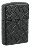 Zippo Crystal Design Armor® Black Matte Windproof Lighter