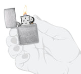 Zippo Armor® Brushed Chrome Windproof Lighter