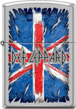 Def Leppard Satin Chrome Zippo Lighter
