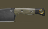 Benchmade Station Knife Fixed Blade w/Sheath Black CPM 154 Stainless-Steel Blade/OD Green & Black G10 Handle SKU 4010BK-01