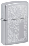 Zippo High Polish Chrome Venetian® Windproof Lighter
