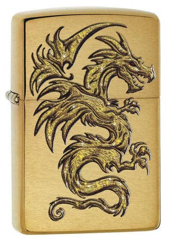 Zippo 204B Dragon Design Lighter SKU 29725-000003