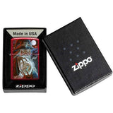 Ed Beard Wizard Candy Apple Red Image Zippo Lighter