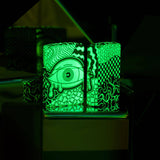 Zippo Vision Test Design Glow in the Dark Windproof Lighter