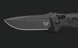 Benchmade Shane Sibert Mini Adamas Automatic Knife Gray CPM-CruWear Tool Steel Blade/Black G10 Handle SKU 2730GY-1