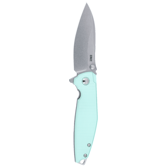 Columbia River Ibis Frame Lock Knife Teal Blue G-10 w/ Stainless Steel SKU CRKT 2560