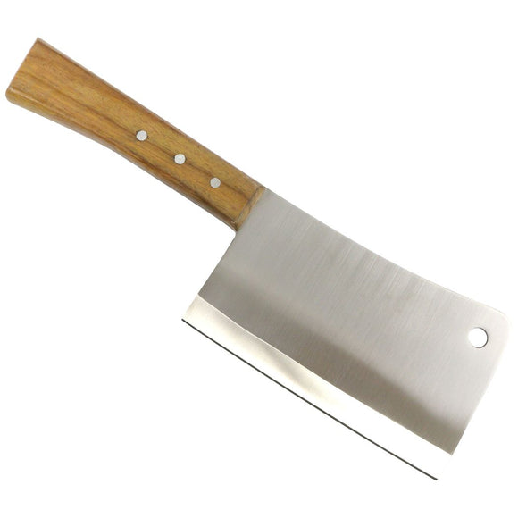Defender Full Tang Meat Cleaver Stainless-Steel/Wood Handle 12