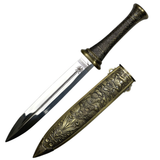 Defender 14" Fantasy Dagger SS/Zinc Alloy Handle & Sheath SKU 14056