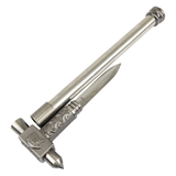 Defender Two in One Hammer with Hidden Knife Eagle Design Stainless Steel Silver Trim SKU 13458