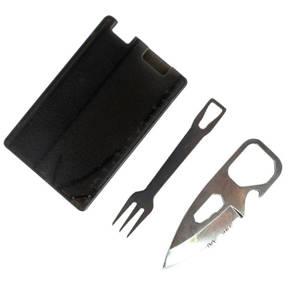 Defender Multi Function Credit Card Pocket Survival 4 in 1 Tool Kit Pocket Tools Pouch SKU 9691
