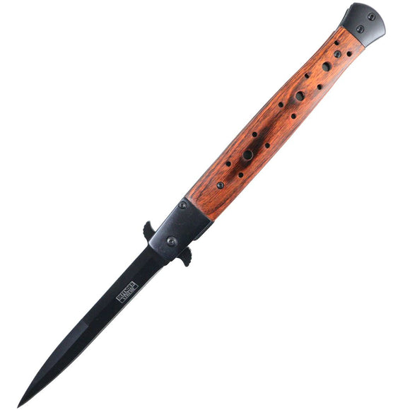 Defender-Xtreme Assisted Thin Blade Knives Brown & Black SKU 13089