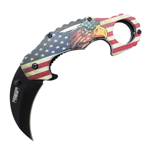 Defender-Xtreme Spring Assist Folding Karambit Knife SKU 13970