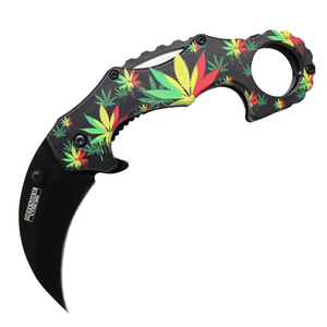 Defender-Xtreme Spring Assist Folding Karambit Knife SKU 13972