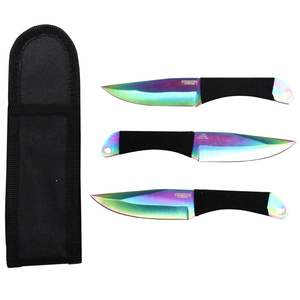 Defender-Xtreme 6" 3 Piece Throwing Knife Set SKU 13740