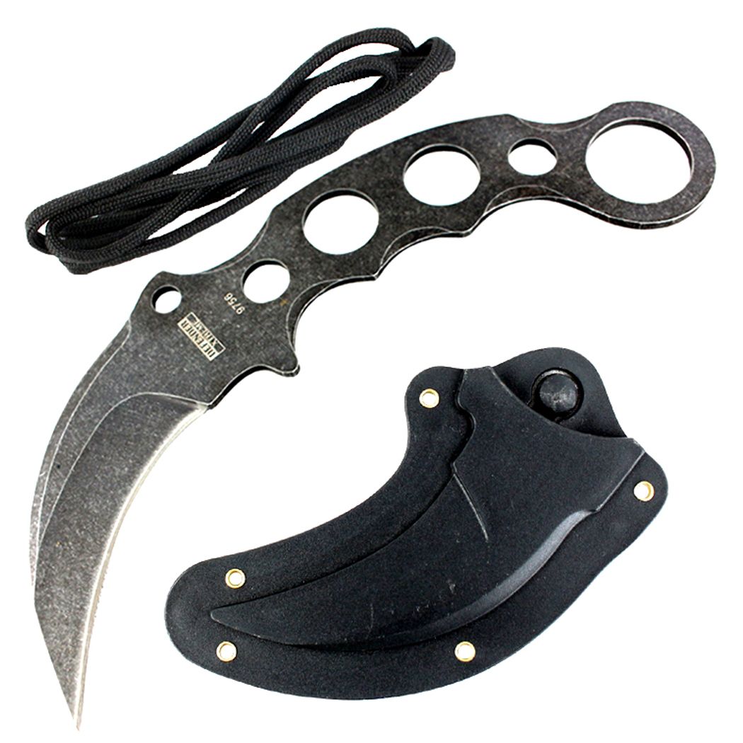 LR-966 Tactical Fixed Blade Knife - 11.8 Inch Full Tang, Sleipner Steel, G10 Handle