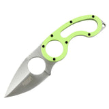 Defender-Xtreme 7" Stainless Steel Full Tang Survival Knife With Sheath - Green SKU 9869
