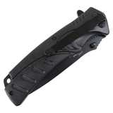 Defender-Xtreme 8.5" Black Spring Assisted Folding Knife Stainless Steel W/ Clip SKU 13492