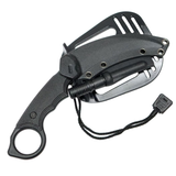 Defender-Xtreme 8" Karambit Tactical Hunting Knife w/Sheath & Firestarter SKU 13777