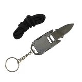 Defender-Xtreme Mini Knife Keyring/Neck Knife w/Cord Stainless-Steel SKU  13585
