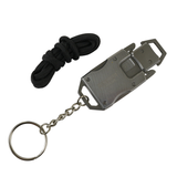 Defender-Xtreme Mini Knife Keyring/Neck Knife w/Cord Stainless-Steel SKU  13585