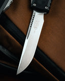 Microtech Ultratech Gen III ZBP Auto OTF Knife Stonewash S/E M390MK Steel Blade/Black 6161-T6 Alum. Handle SKU 1121-10