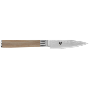 Shun Classic Paring Knife 3.5" Blonde Pakkawood Handle SKU DM0700W