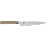 Shun Classic 6" Utility Kitchen Knife Blonde Pakkawood SKU DM0701W