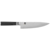 Shun Classic 8" Chef's Knife Proprietary VG-MAX Cutting Core, 34 Layers Each Side (68 total) Stainless Damascus Cladding Blade/Black Pakka Wood Handle SKU DM0706
