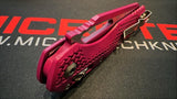 Microtech Standard Issue MSI Ram-Lock Manual Knife Reverse Tanto Cerakote Sangria Blade/Sangria Polymer Tri-Grip Handle SKU  210T-1PMCSR