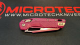 Microtech Standard Issue MSI Ram-Lock Manual Knife Reverse Tanto Cerakote Sangria Blade/Sangria Polymer Tri-Grip Handle SKU  210T-1PMCSR